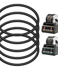 Replacement Rock Tumbler Belt For KomeStone K1 K1 Pro K3 And KoolStone C1 C1 Pro C3, black rubber belts for tumblers