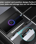 Tesla Model 3 And Model Y USB Hub Waterproof center console accessory with phone charging in 2021-2024 models