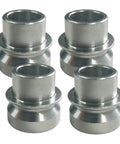 Rock Solid Heavy Duty 1/2 Inch To 3/8 Inch Heim Joint Misalignment Spacer Kit With Rod End Galvanized Steel four pack of spacers.