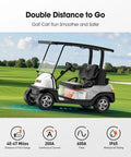 Golf cart with All In One 48V LiFePO4 Golf Cart Battery Upgrade Kit With 56.8V Charger And 100Ah Capacity Built In 200A BMS