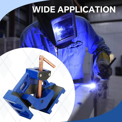 Pro Grade Right Angle Welding Clamp With One Handle 90 Degree Precision and welder using equipment