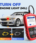 AL319 OBD2 Diagnostic Scanner With Live Data And DTC Read Clear Turn Off Check Engine Light Freeze Frame IM Readiness CAN Car Diagnostic