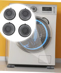 Anti Slip Washing Machine Foot Pads 8 Pack Shockproof Heightening Mats for Vibration Control under washing machine