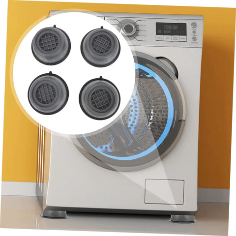 Anti Slip Washing Machine Foot Pads 8 Pack Shockproof Heightening Mats for Vibration Control under washing machine