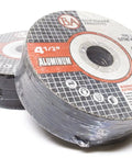 Four And A Half Inch Aluminum Oxide Cut Off Wheels Thin Type 1 For Angle Grinder With Seven Eighths Inch Arbor, 25 Pack