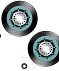 Kill The Dryer Groan With This Upgraded Drum Roller Kit 2 Pack Featuring Heavy Duty One Piece Bearings and OEM tri rings for quiet spin.
