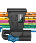 L Key Set 3950/9 Hex Plus Multicolor HF Stainless Steel, 9 Pieces, Metric, close-up of multicolored L-keys and holder