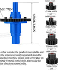 Navy blue RC gearbox slipper clutch upgrade kit with 54T spur gear and pinions for Kraton Outcast Senton Vortechs Typhon