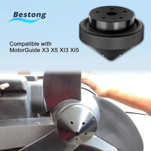 Trolling Motor Prop Nut Compatible With MotorGuide GFEL MG BK DP Replacement Fits X3 X5 XI3 XI5 Built To Last Machined Nut And Washer.