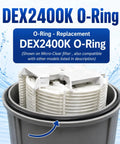 Tank O Ring Replacement For Pool Filters That Fits DEX2400K Micro Clear DE Pro Grid DE And Swim Clear Filters 1 Pack Durable Seal For DE Filter Housings black o-ring on pool filter tank