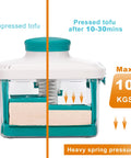 Vegan Adjustable Tofu Press For Quick Water Removal From Silken To Firm And Extra Firm Tofu In 10 To 30 Minutes Without Cracking