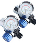 Quarter Inch Air Pressure Regulator With Gauge For Spray Gun And Pneumatic Tools High Flow Inline Regulator Real Time Pressure Monitoring
