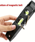 Magnetic Torpedo Level 6 Inch, 3 Bubble Spirit Measuring Tool held with acrylic vials and screws.