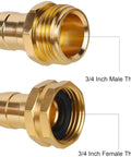 Top Rated 5/8 Inch Garden Hose Repair Kit With Stainless Steel Clamps And Aluminum Male Female Connectors For Sprinkler Water Hose End Fixing Essentials You Need. 3/4 inch aluminum male and female hose connectors