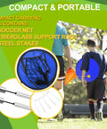 Pop Up Soccer Goals For Backyard And Beach Training Portable Foldable Lightweight Indoor Outdoor Football Goal With Carry Bag