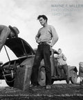 Wayne F Miller's iconic war era photos 1942-1958, men beside a car, black and white, from first edition book. Must Have Photographs 1942 1958 By Wayne F Miller Iconic American War Era Shots First Edition Hardcover Mint Condition Collectors Item Ready To Ship Today With Guaranteed Packaging.