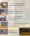 Features of the All-In-One Pet Oxygen Chamber And ICU Nest For Cats, Dogs, And Small Exotic Pets, Portable Atomization Box And Incubator.