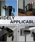 Beefed Up Trailer Gate Latch Kit For Carry On Utility Trailers 819T Spring Replacement Heavy Duty Gate Repair Kit For Secure Cargo Doors