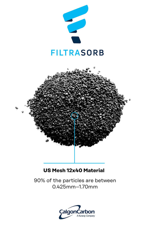 Filtrasorb 200 Activated Carbon For Water And Air Filtration Refill 23 lb granulated carbon US Mesh 12x40 material