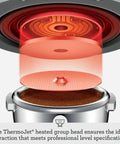 Oracle Jet Espresso Machine With Precise Temperature Right Bean Dosing And Microfoam For Latte Art heated group head image