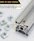 100 Pieces 2020 Series Sliding T Nuts M3 Thread Hammer Head Slide In T Nut For 6mm T Slot Aluminum Extrusion Profiles Carbon Steel Zinc Plated Heavy Duty Durable Hardware Kit For Quick Assembly, 6mm T-slot extrusion