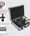 Hydraulic Nitrogen Accumulator Pressure Test Kit With 3 Gauges And 7 Adapters For 10 25 40 MPa And 1500 3600 6000 PSI in case