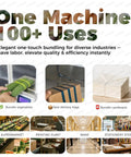Fast Automatic Bundling Machine With 12mm Hot Melt Strapping Hands Free Like A Boss One And A Half Seconds Binding Photoelectric