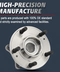 Front Wheel Bearing And Hub Assembly Drop-In Replacement For 2011-2015 Kia Sorento and 2007-2014 Hyundai Santa Fe, top view