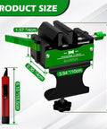 Professional Golf Club Regripping Kit With No Drill Vise Clamp And Quick Release Universal Fit 6 To 28 Millimeter Shafts Rubber Cushioned Jaws portable tool size guide