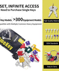 Construction Equipment Keys Master Set 22 Piece showing key models and packaging for heavy machinery access.