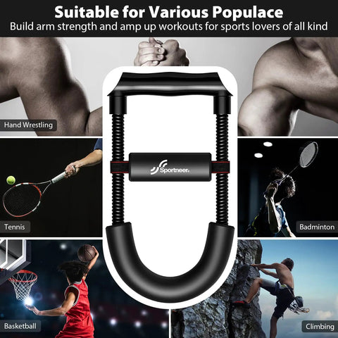 Forearm Strengthener With Adjustable Tension For Wrist And Grip Training, Handy Hand Developer And Arm Strength Trainer