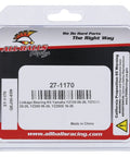 Packaging of Shock Swing Arm Linkage Bearing Seal Kit For Yamaha YZ125 YZ250 And More Pro Grade Replacement Kit