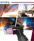 100Pcs Plasma Cutter Torch Tip Nozzles Consumables Kit For STC750P WSD60 SG55 AG60 Cutting Tips Shown in Use on Metal