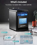 Nugget Ice Maker Countertop Delivers Chewy Pebble Ice On Demand 40 Lbs Per Day With 1.8L Tank Self Cleaning Sonic Ice Machine