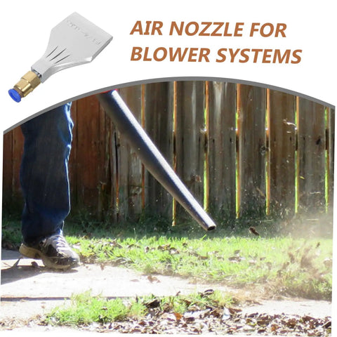 Abaodam Industrial Aluminum Alloy Air Blow Nozzle Diffuser for Quick Moisture Removal and Efficient Drying with black blower tube.
