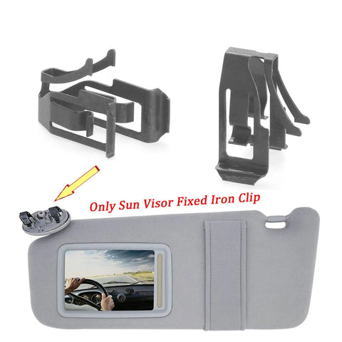 Toyota Sun Visor Clip Retainer Bracket Kit For Right And Left Roof Sun Shield Hasp Durable Mn13 Iron Build Interior Car Trim