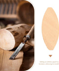 Pro Grade Hardwood Biscuit Joiner Kit With Precision Slotting Jigs And Matched Wooden Dowels For Rock Solid Plywood Connections Slick No Sweat Assembly Today, featuring a crafted wooden dowel and chisel.
