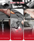 35 Piece Allen Wrench Set With Metric And Standard Hex Keys, Chrome Vanadium Steel, Black Oxide Finish, Durable Heavy Duty Tool Kit For Mechanical, Automotive, And Home Projects, Includes 0.7mm Through 10mm And 0.028 Inch Through Three Eighths Inch Sizes. easy to use for furniture, toy, and mechanical repair
