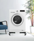 Heavy Duty Base Stand For Washing Machines With Four Locking Wheels And Eight Adjustable Feet Mobile Dolly Cart Base supports appliance