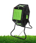 Compost Tumbler For Outdoor Garden Use With UV Proof Compact Barrel System Easy Assembly Kitchen Waste To Rich Soil Sturdy PP Plastic And Steel Frame No Fuss Eco Friendly Composting For Healthy Plants