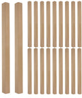 Heavy Duty L Shaped Cardboard Corner Protectors Set Of 20 Pcs Wall Edge Guards for shipping and moving, laid out flat