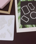 Pro Grade All In One Magnetic Sheets For Stamp And Die Storage, dual face black magnetic surface with white writing board.