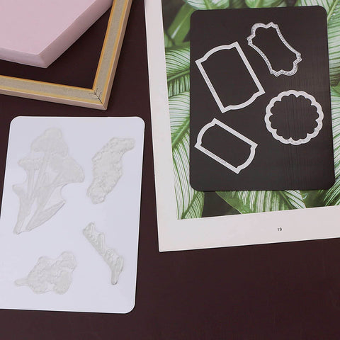 Pro Grade All In One Magnetic Sheets For Stamp And Die Storage, dual face black magnetic surface with white writing board.