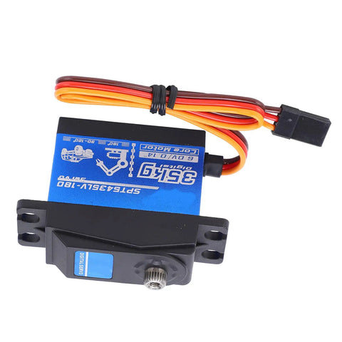 Ride Or Die Heavy Duty 35Kg Digital Metal Gear Servo 90 Degree 4 8V To 6V Aluminum Alloy Motor with wiring for RC use.
