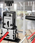 Fast Copper Wire Stripping Tool For 0.06 To 0.98 Inch Wires With Handy Hand Crank Or Drill Power, Aluminum Frame Wire Peeler