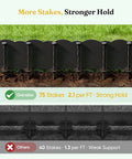 Comparison of No Dig Landscape Edging Kit With Interlocking Panels For Yard And Flower Beds against another garden edging