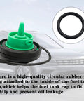 Volkswagen Gas Cap Replacement For 2006 To 2018 VW Models Including Passat Tiguan Eos CC And More Fully Sealed Fuel Tank Cap with Rubber Ring