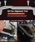 Front And Rear Cover Billet Alignment Tool And Oil Pan Alignment Tool Kit For LS Series Engines installation view