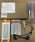 All In One Breadboard Kit With 400 And 830 Breadboards, 140 Jumper Wires, 65 Flexible Jumpers, And A Tweezer, Packed In Sturdy Box