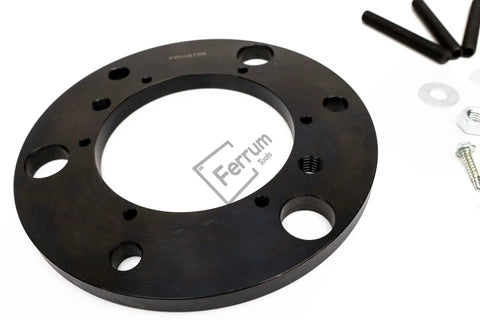 ISM L10 M11 Crankshaft Front Oil Seal Wear Sleeve Remover And Installer Tool OEM 4918798, shown flat with hardware
